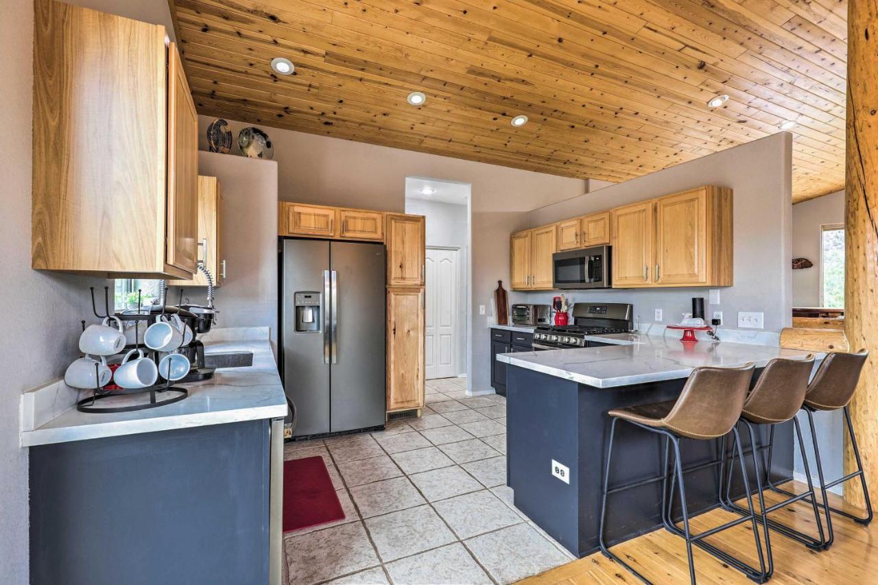 Elkwood Lodge Star Valley Cabin With Hot Tub بايسون المظهر الخارجي الصورة