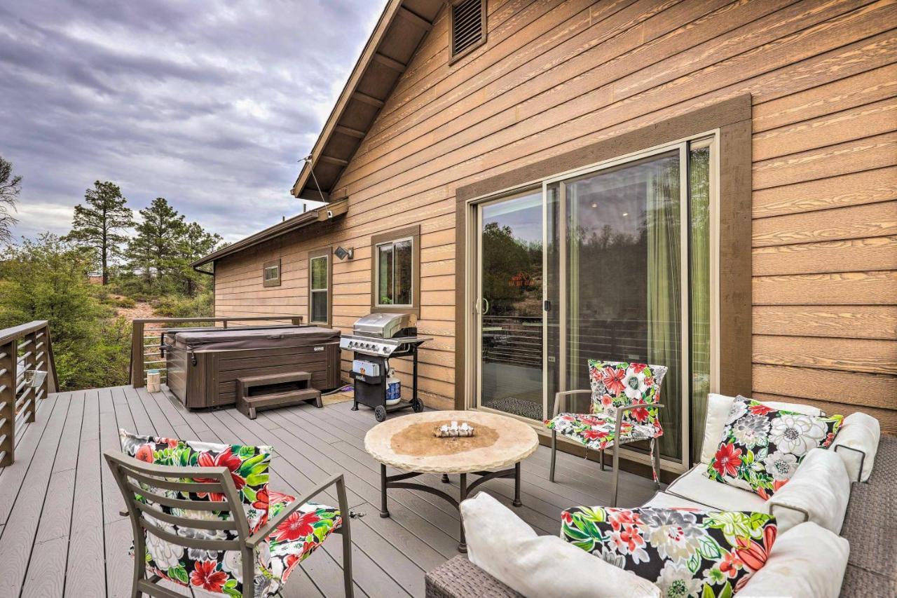 Elkwood Lodge Star Valley Cabin With Hot Tub بايسون المظهر الخارجي الصورة