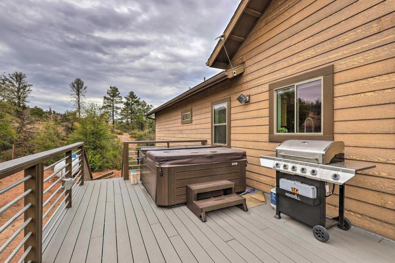 Elkwood Lodge Star Valley Cabin With Hot Tub بايسون المظهر الخارجي الصورة
