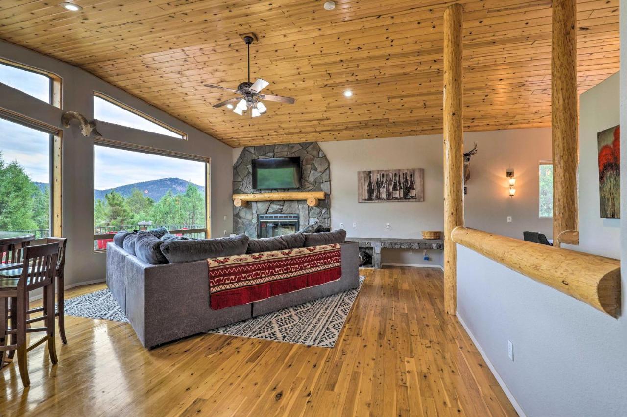 Elkwood Lodge Star Valley Cabin With Hot Tub بايسون المظهر الخارجي الصورة
