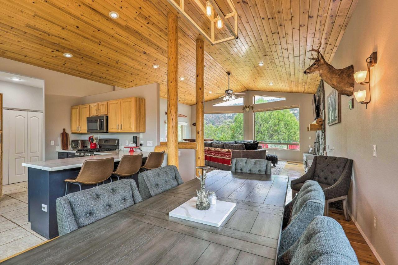 Elkwood Lodge Star Valley Cabin With Hot Tub بايسون المظهر الخارجي الصورة